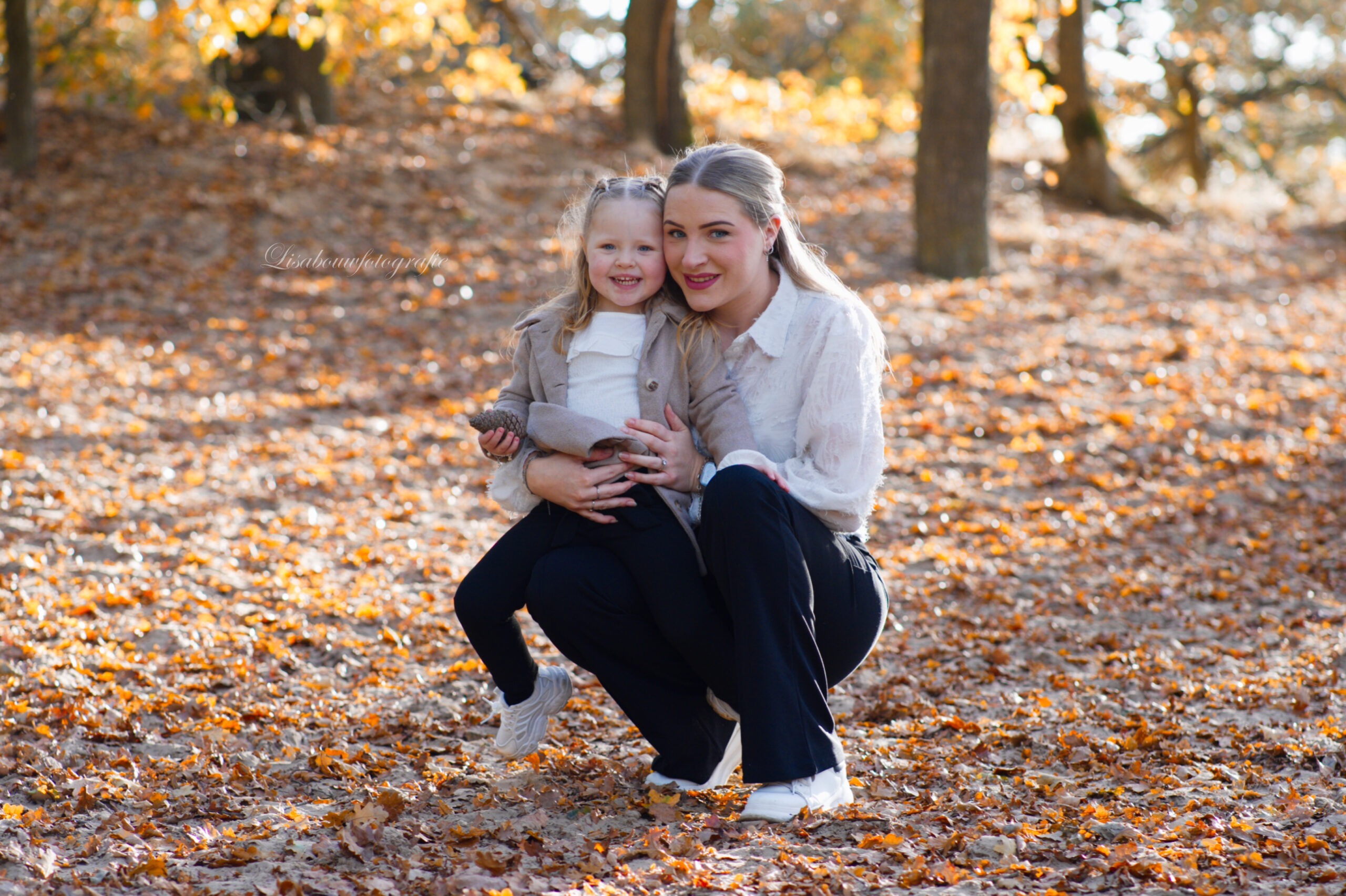 moeder en dochter fotoshoot